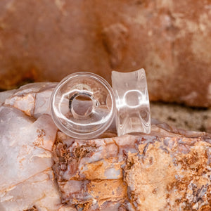 Quartz Crystal Eyelet  7/8" ID  31/32" OD