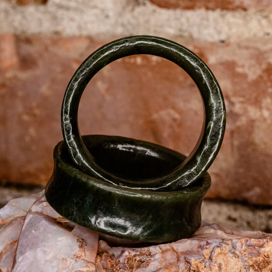 Nephrite Jade Eyelets -2