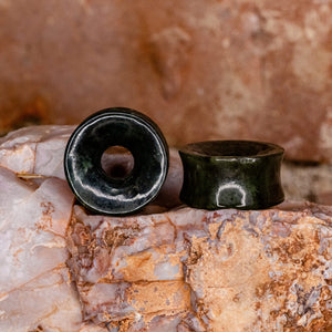 Nephrite Jade Eyelet  +7/8" ID  15/16" OD